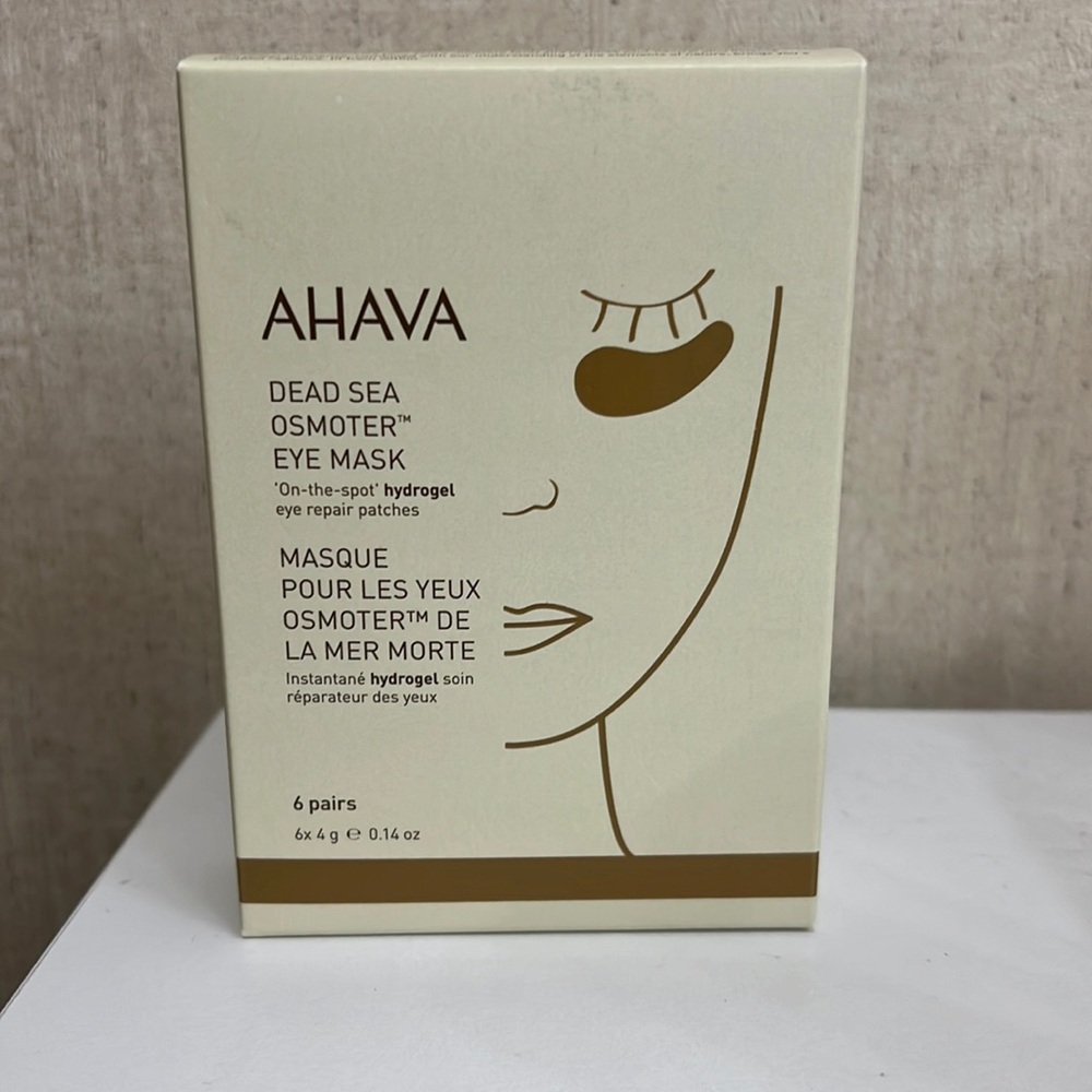 COPY - AHAVA DEAD SEA OSMOTER EYE MASK SET OF 6 X 2 PACKS